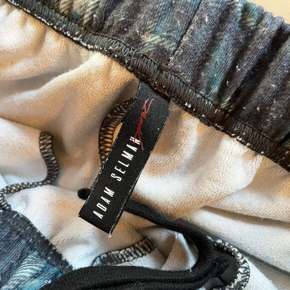 ADAM SELMAN Bleach Plaid Sweatpants Size Extra Small - Picture 3 of 9